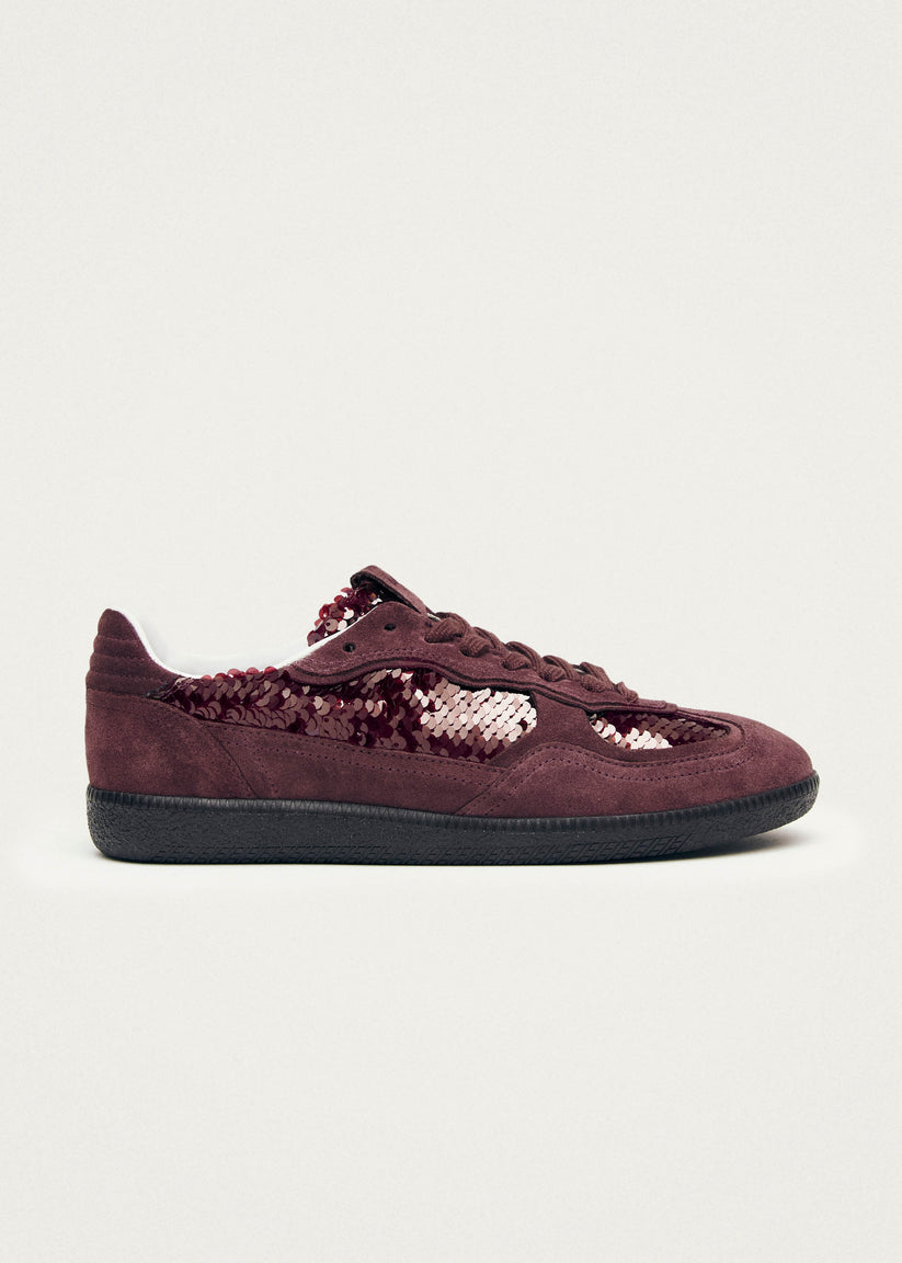 Alohas Tb.490 Glint Burgundy Leather Sneakers