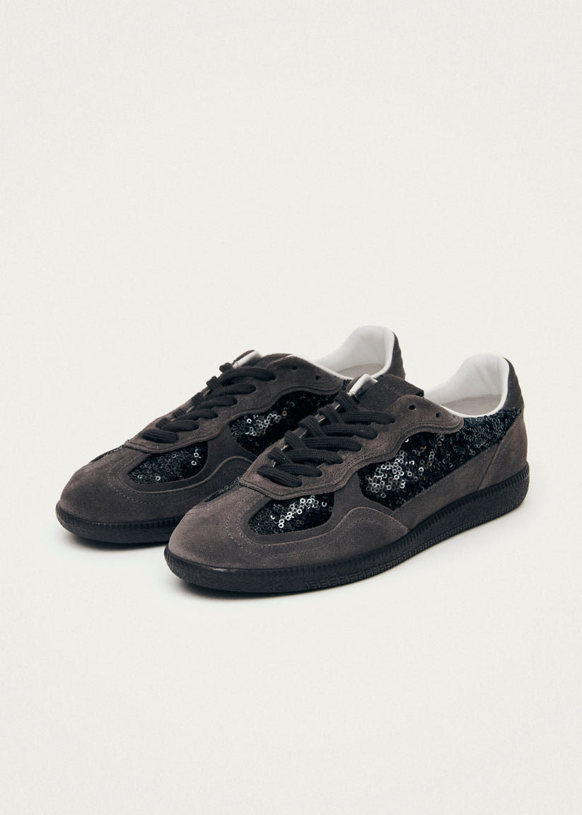 Alohas Tb.490 Glint Dark Grey Leather Sneakers