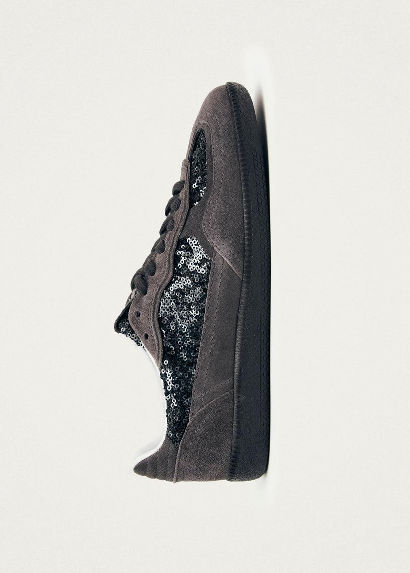 Alohas Tb.490 Glint Dark Grey Leather Sneakers