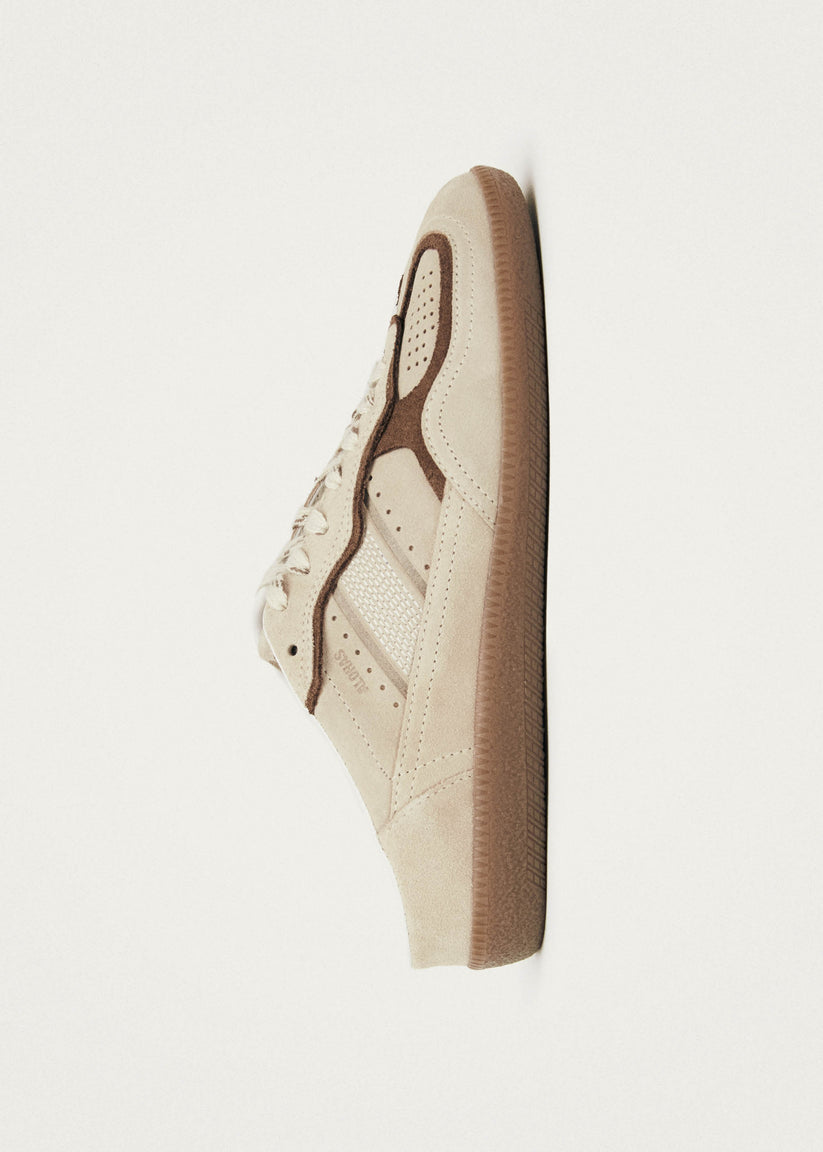 Alohas Tb.490 Mule Zapatillas De Cuero Color Crema