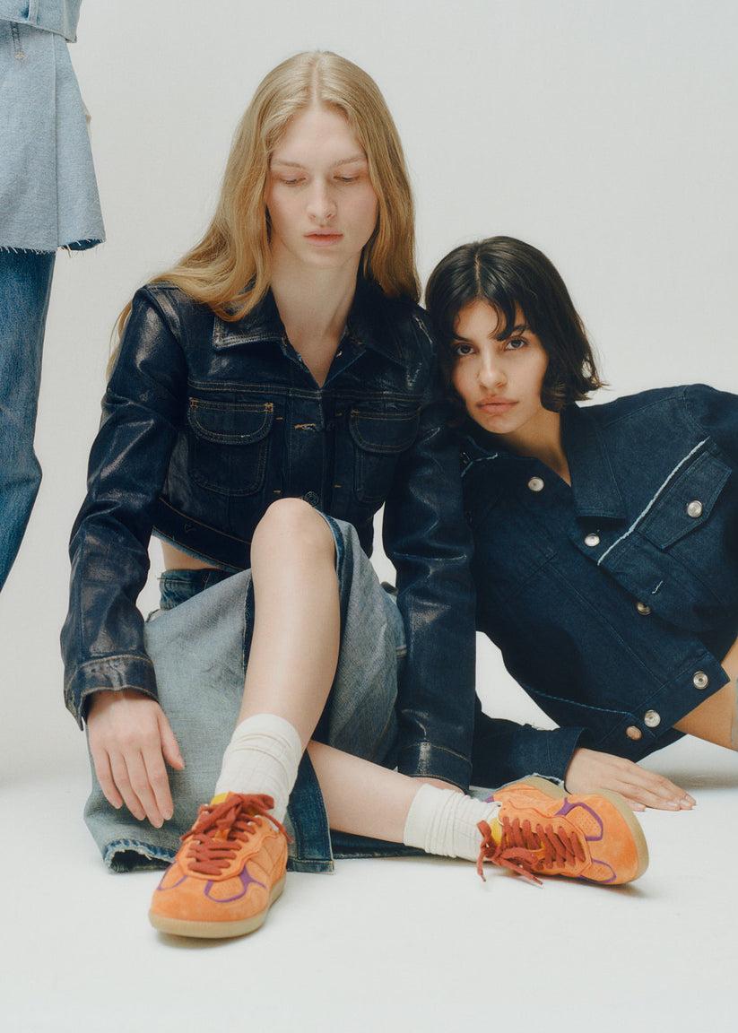 Alohas Tb.490 Rife Zapatillas De Ante Naranjas