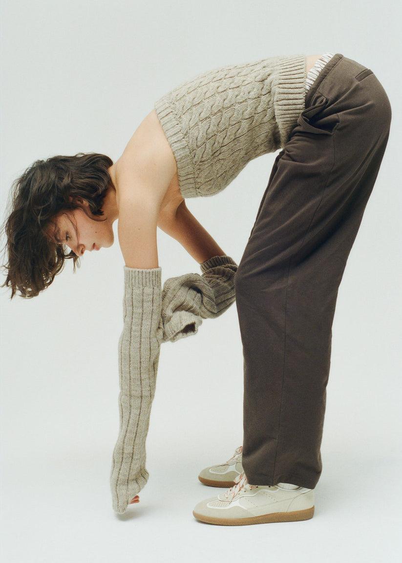 Alohas Tb.490 Rife Zapatillas De Cuero Color Crema