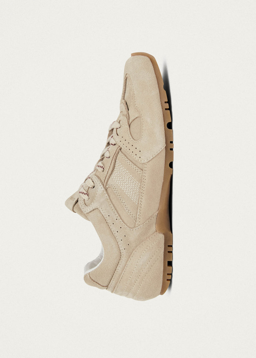 Alohas Tb.56 Suede Zapatillas De Cuero Color Crema