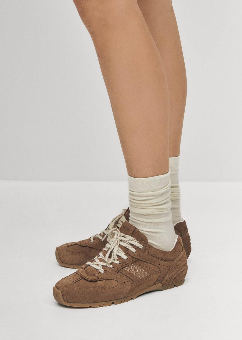 Alohas Tb.56 Suede Zapatillas De Cuero Marrón