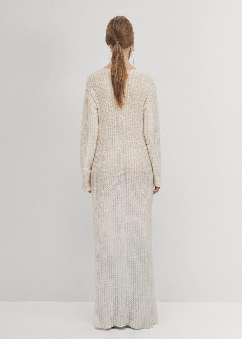 Alohas Triza Vestido Color Crema