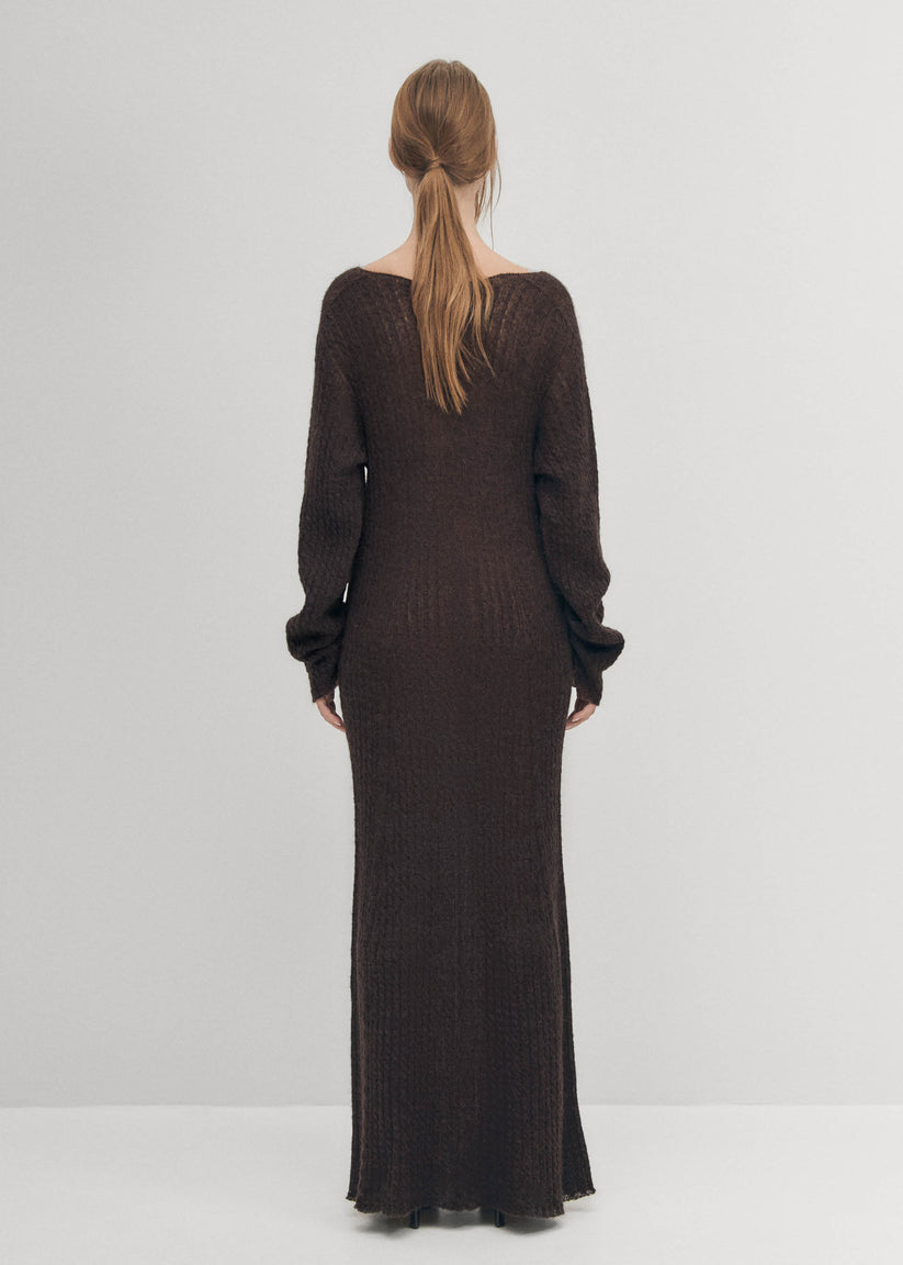 Alohas Triza Vestido Marrón