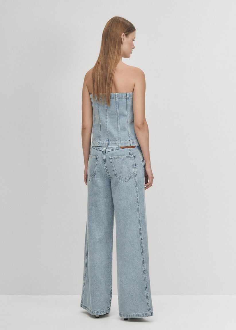 Alohas Troyes Top Vaquero Azul