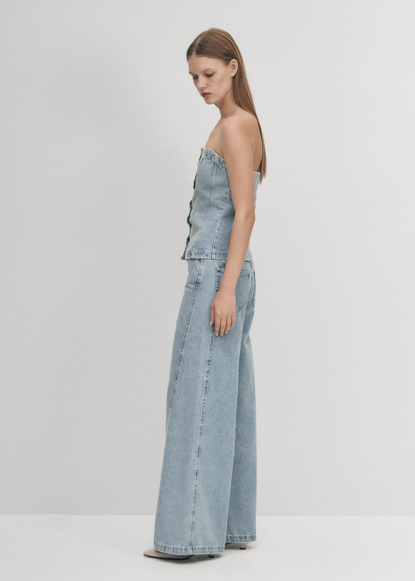 Alohas Troyes Top Vaquero Azul