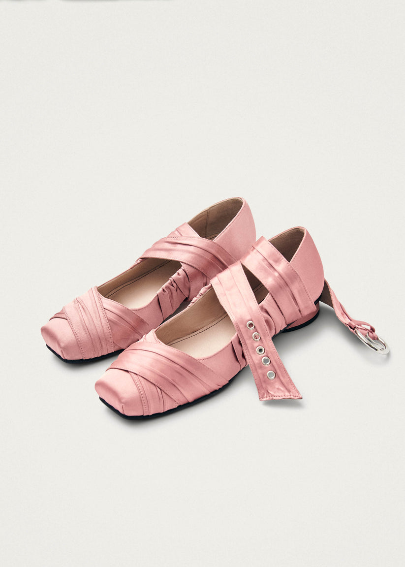 Alohas Volant Silky Bailarinas Color Rosa