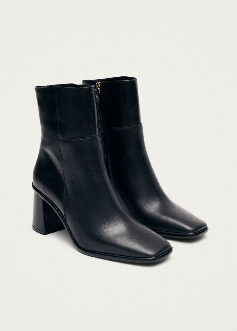 Alohas West Botas De Piel Negras