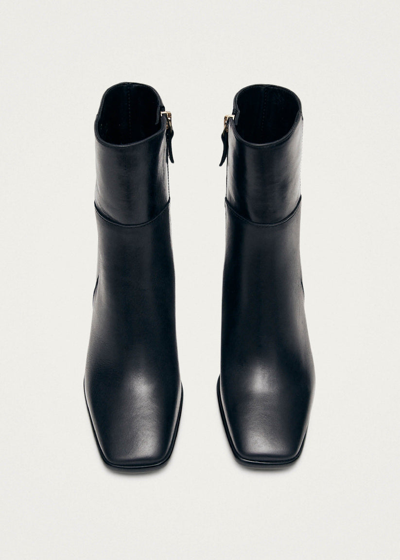 Alohas West Botas De Piel Negras
