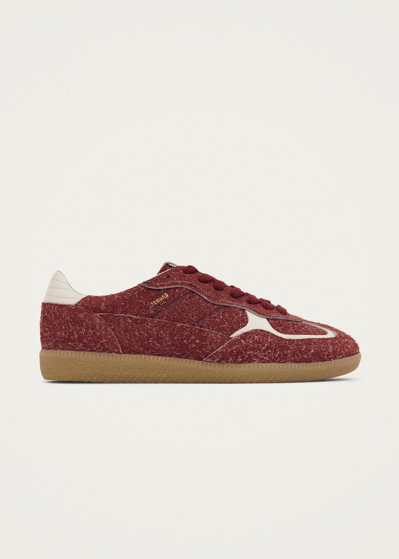 Alohas Tb.490 Rife Suede Fuzzy Zapatillas de Cuero Rojo