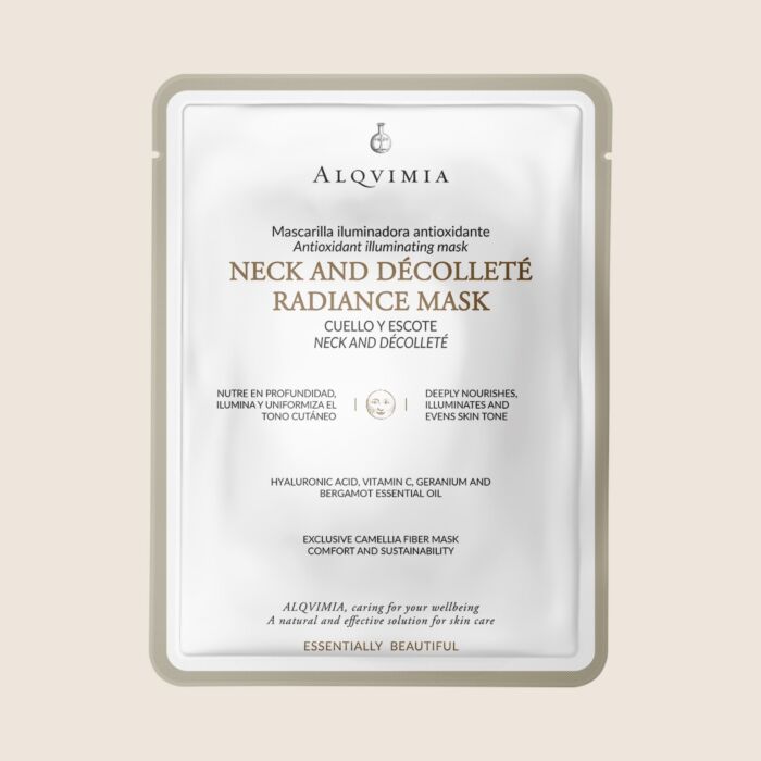 Alqvimia Neck and Décolleté Radiance Mask