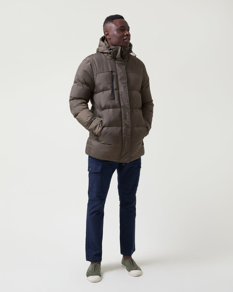 Altonadock Abrigo Acolchado Marrón