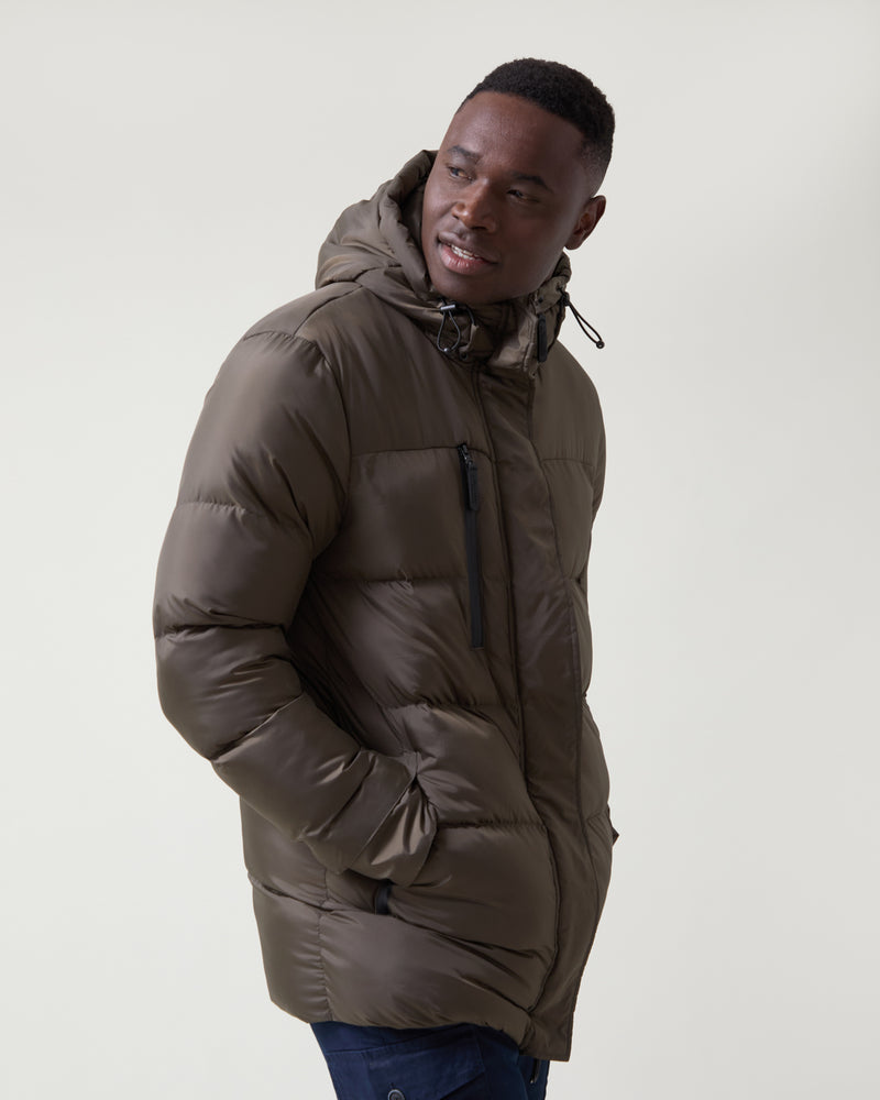 Altonadock Abrigo Acolchado Marrón