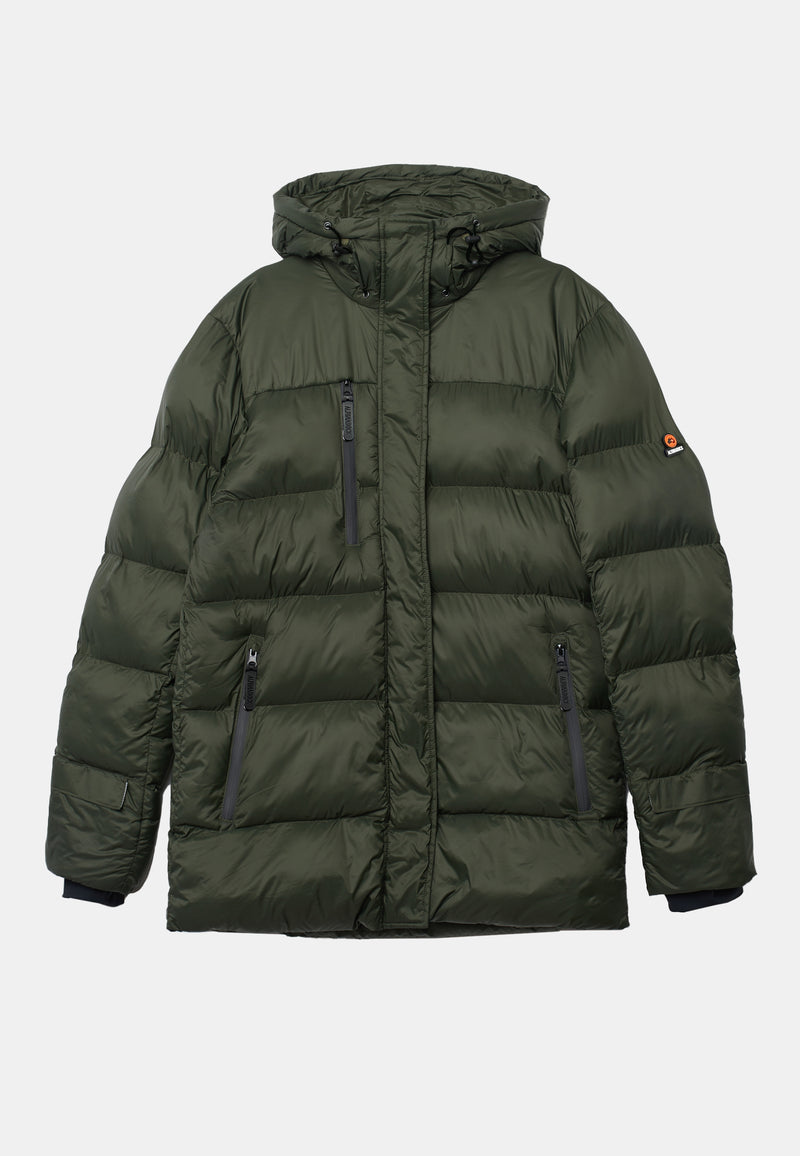 Altonadock Abrigo Acolchado Verde Oscuro