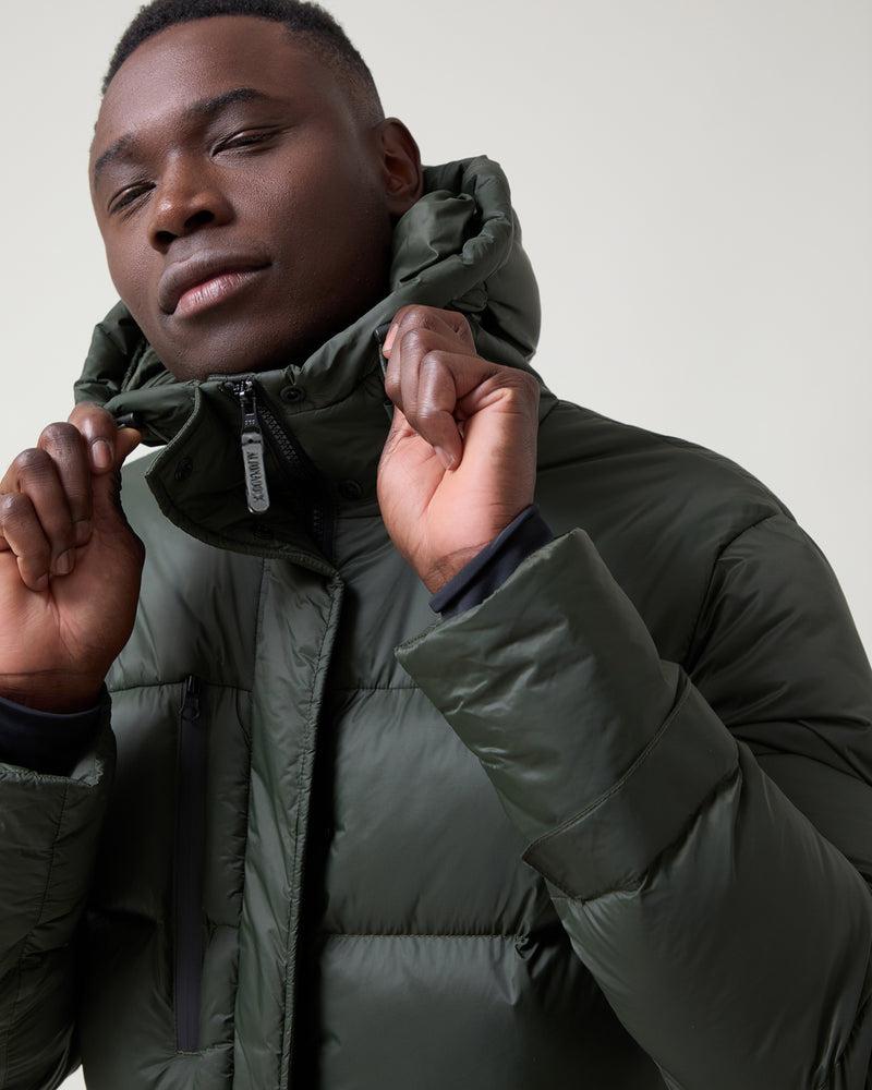 Altonadock Abrigo Acolchado Verde Oscuro