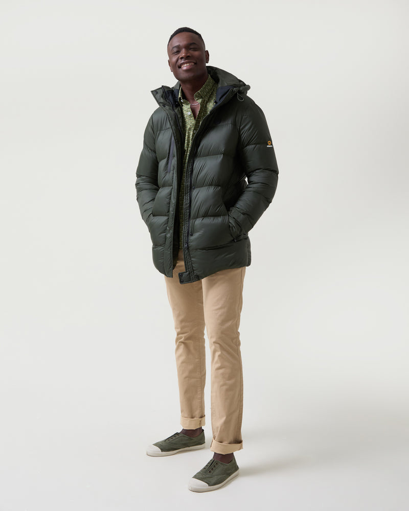 Altonadock Abrigo Acolchado Verde Oscuro