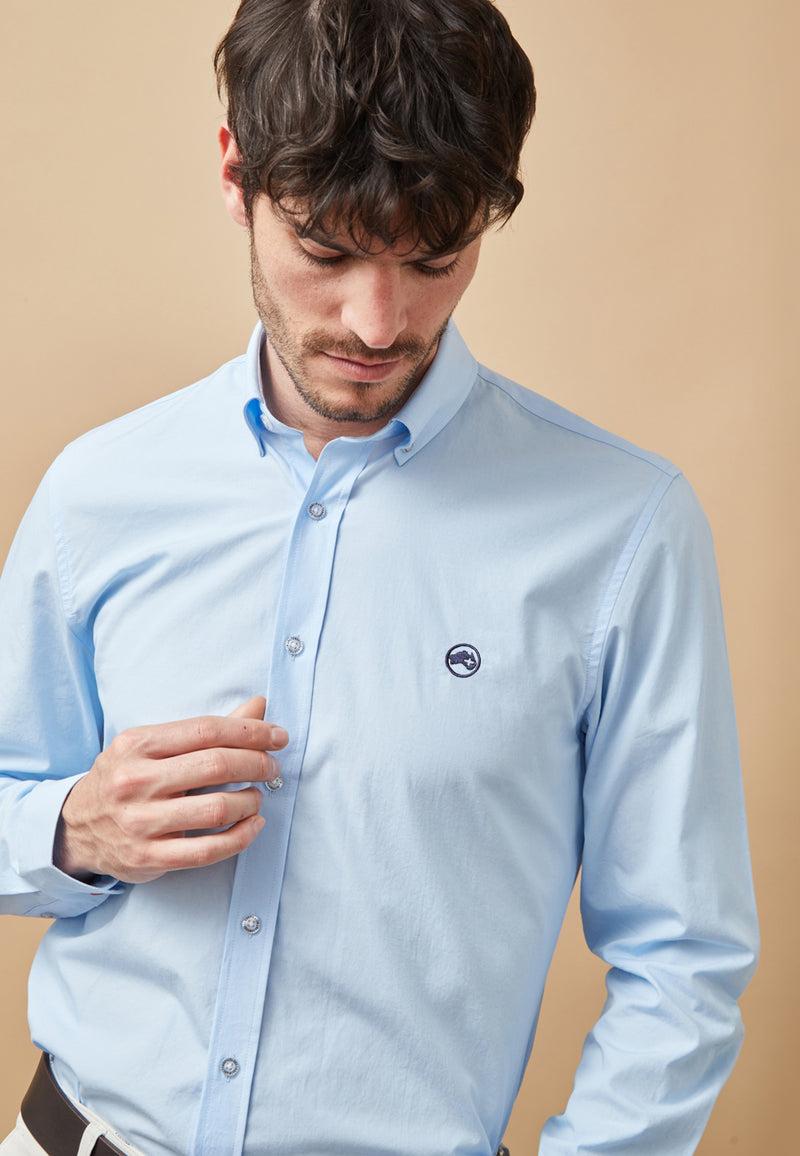 Altonadock Camisa Azul Popelín