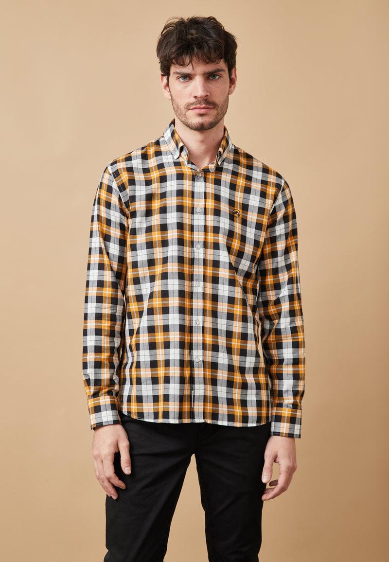 Altonadock Camisa Cuadros Amarillo