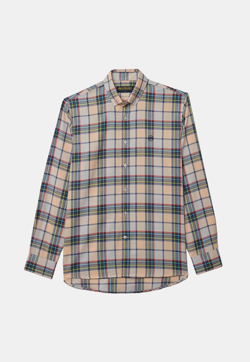 Altonadock Camisa Cuadros Beige