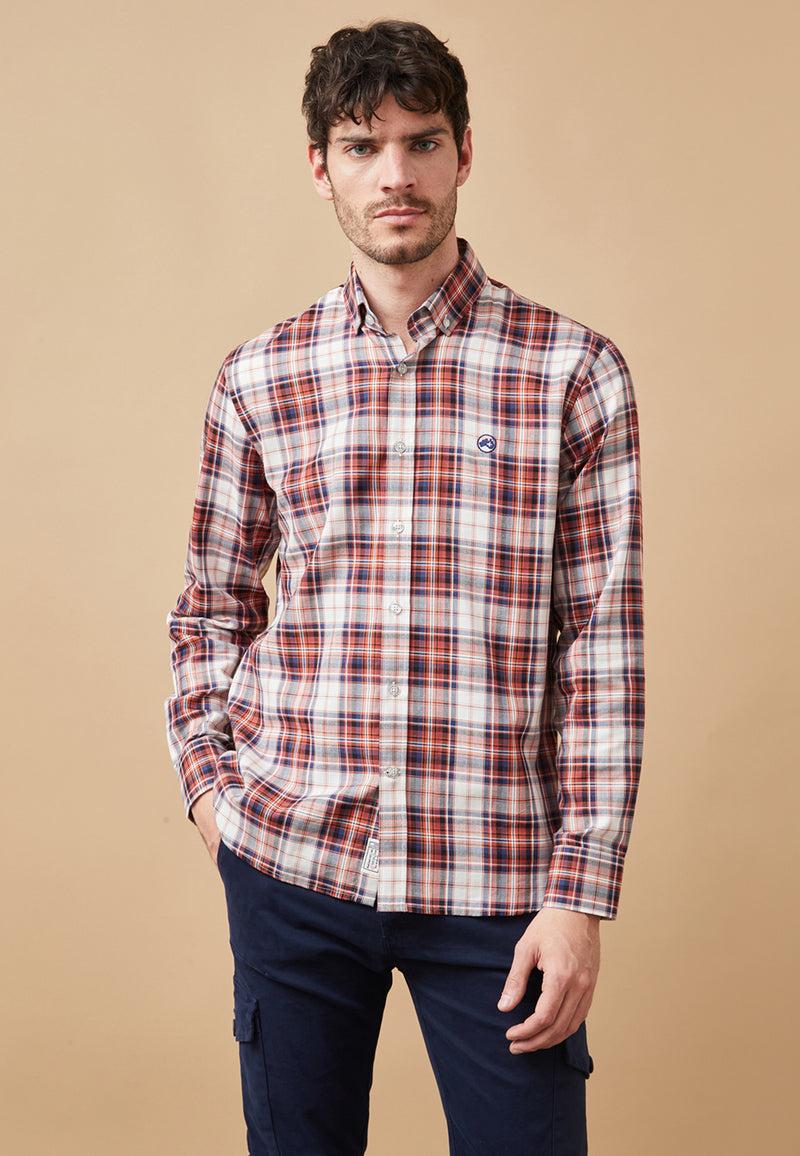 Altonadock Camisa Cuadros Blanco