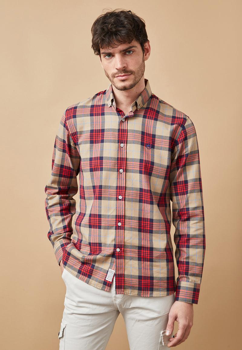 Altonadock Camisa Cuadros Marrón