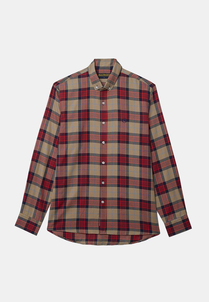 Altonadock Camisa Cuadros Marrón