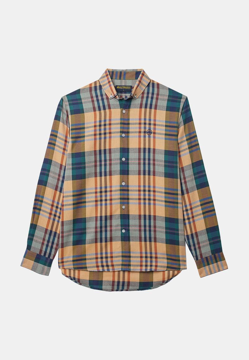 Altonadock Camisa Cuadros Mostaza