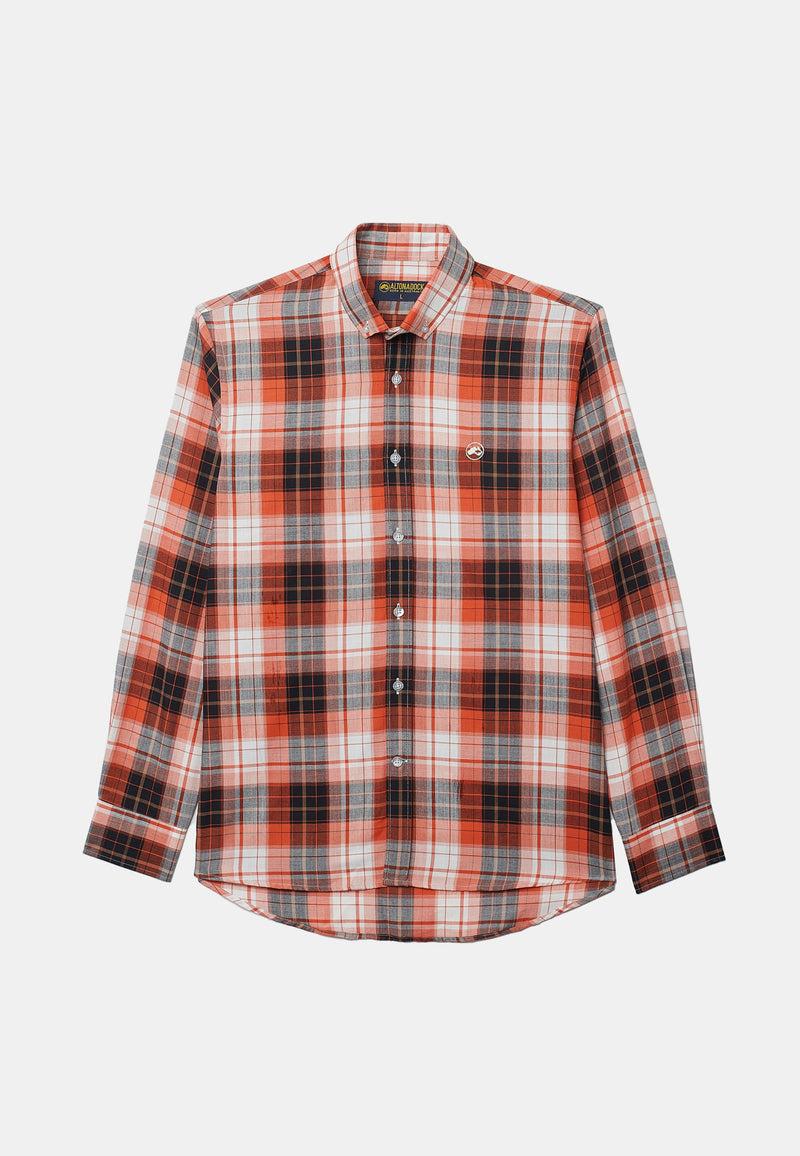 Altonadock Camisa Cuadros Naranja