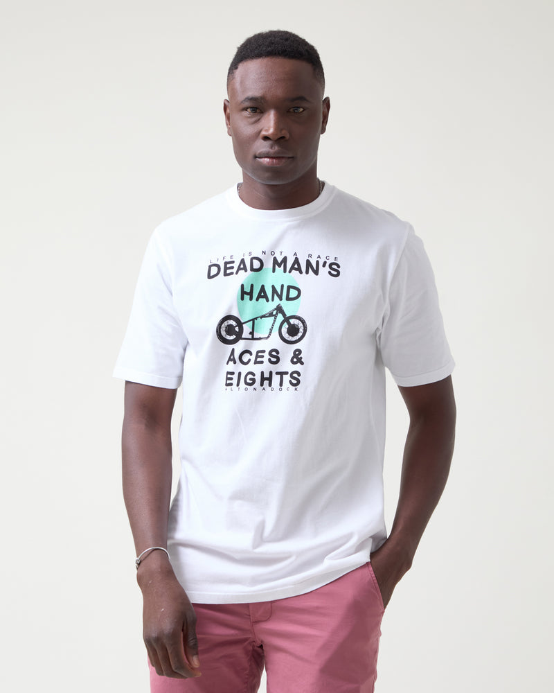 Altonadock Camiseta Cafe Racer Blanca