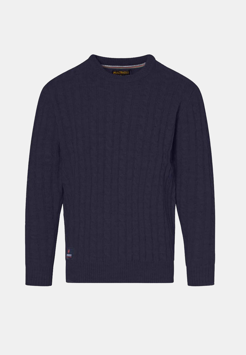Altonadock Jersey Trenzado Azul Marino