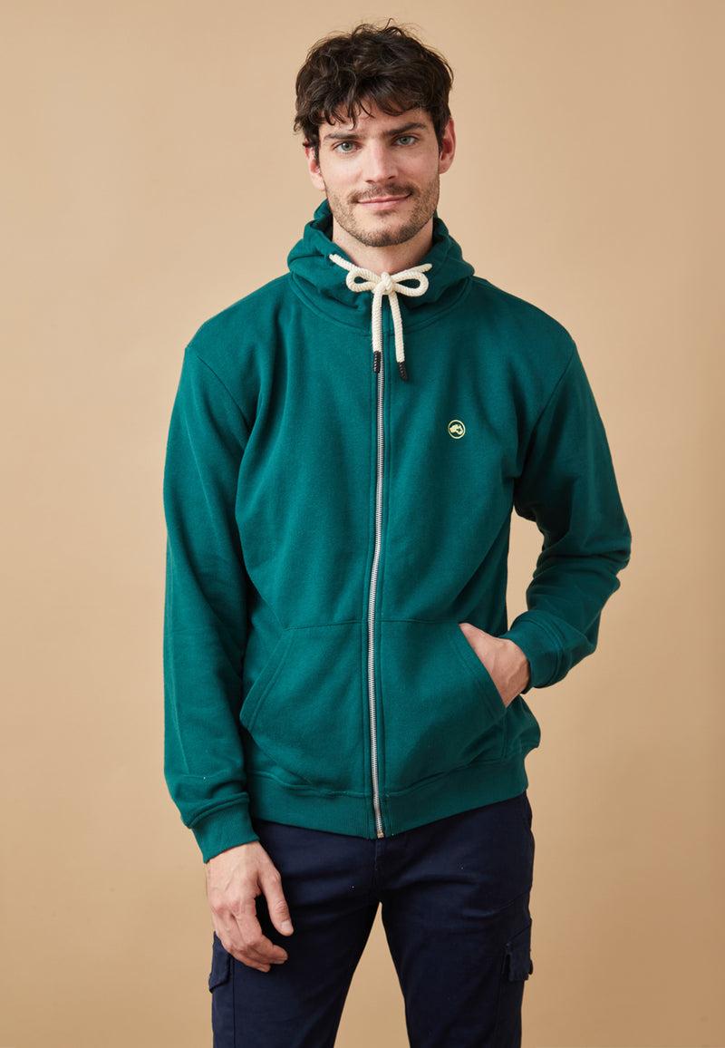 Altonadock Sudadera Cremallera Verde