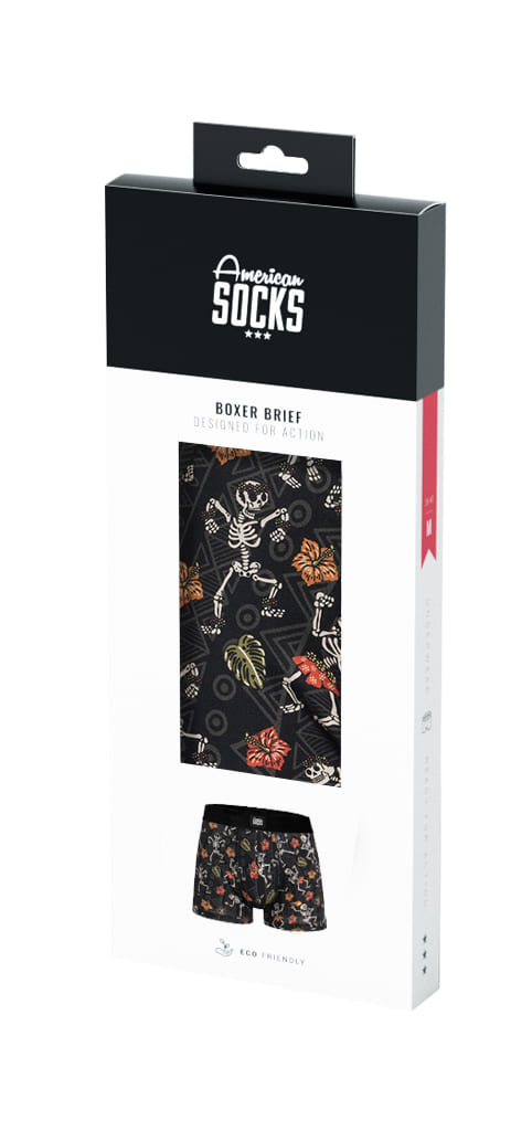 American Socks Dancing Skeletons - Boxer Brief