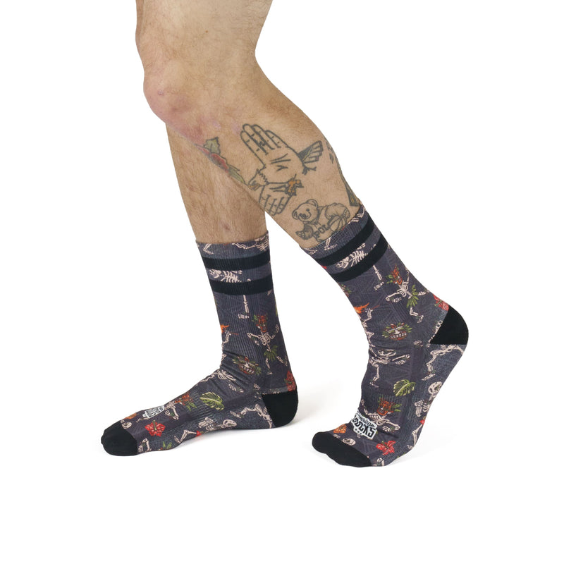 American Socks Dancing Skeletons - Mid High