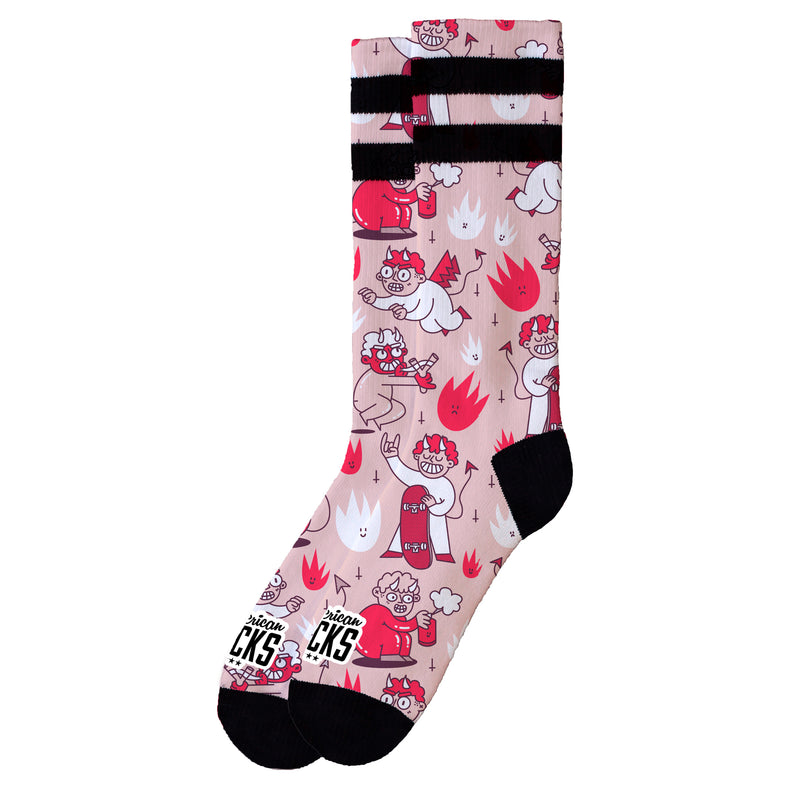 American Socks Naughty Devil - Mid High