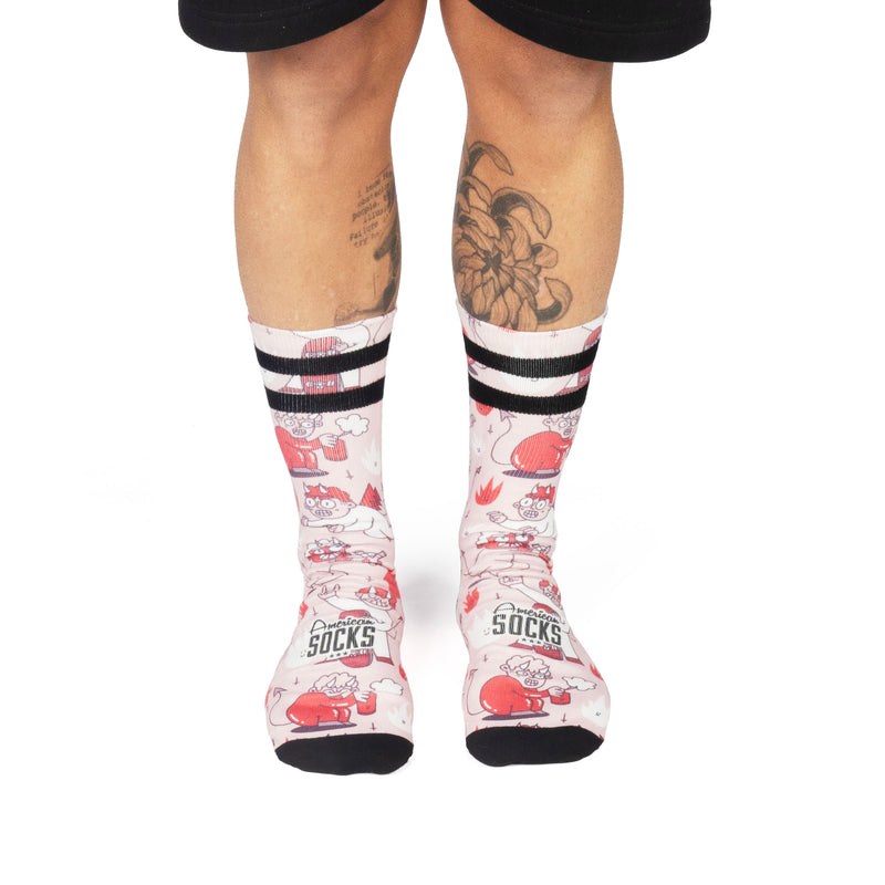 American Socks Naughty Devil - Mid High