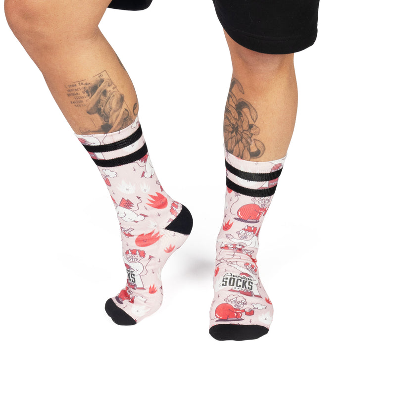 American Socks Naughty Devil - Mid High