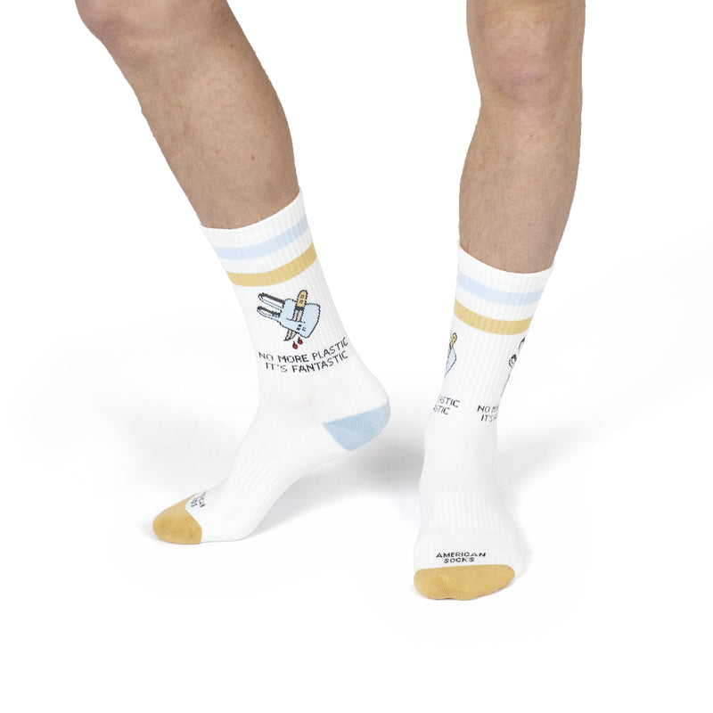 American Socks No More Plastic - Mid High