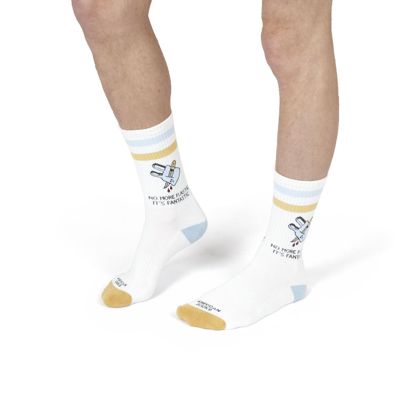 American Socks No More Plastic - Mid High