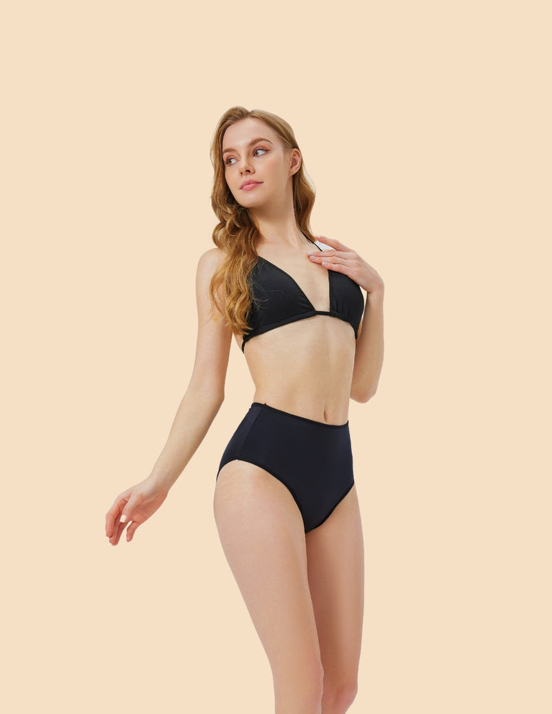 Anaissa Bikini de baño completo menstrual reutilizables flujo abundante protección hasta 4 horas Briggite