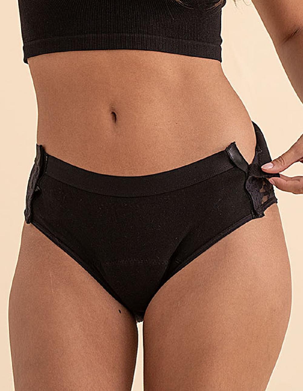 Anaissa Braga Menstrual Reutilizables De Algodón Con Cierre De Velcro Para Movilidad Reducida Velcrochip