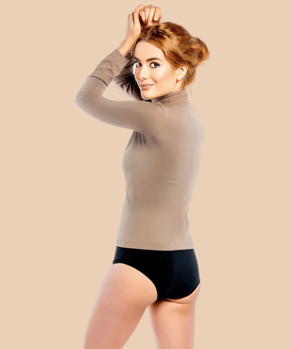 Anaissa Camiseta De Cuello Alto Con Fibra Emana 3D Vera