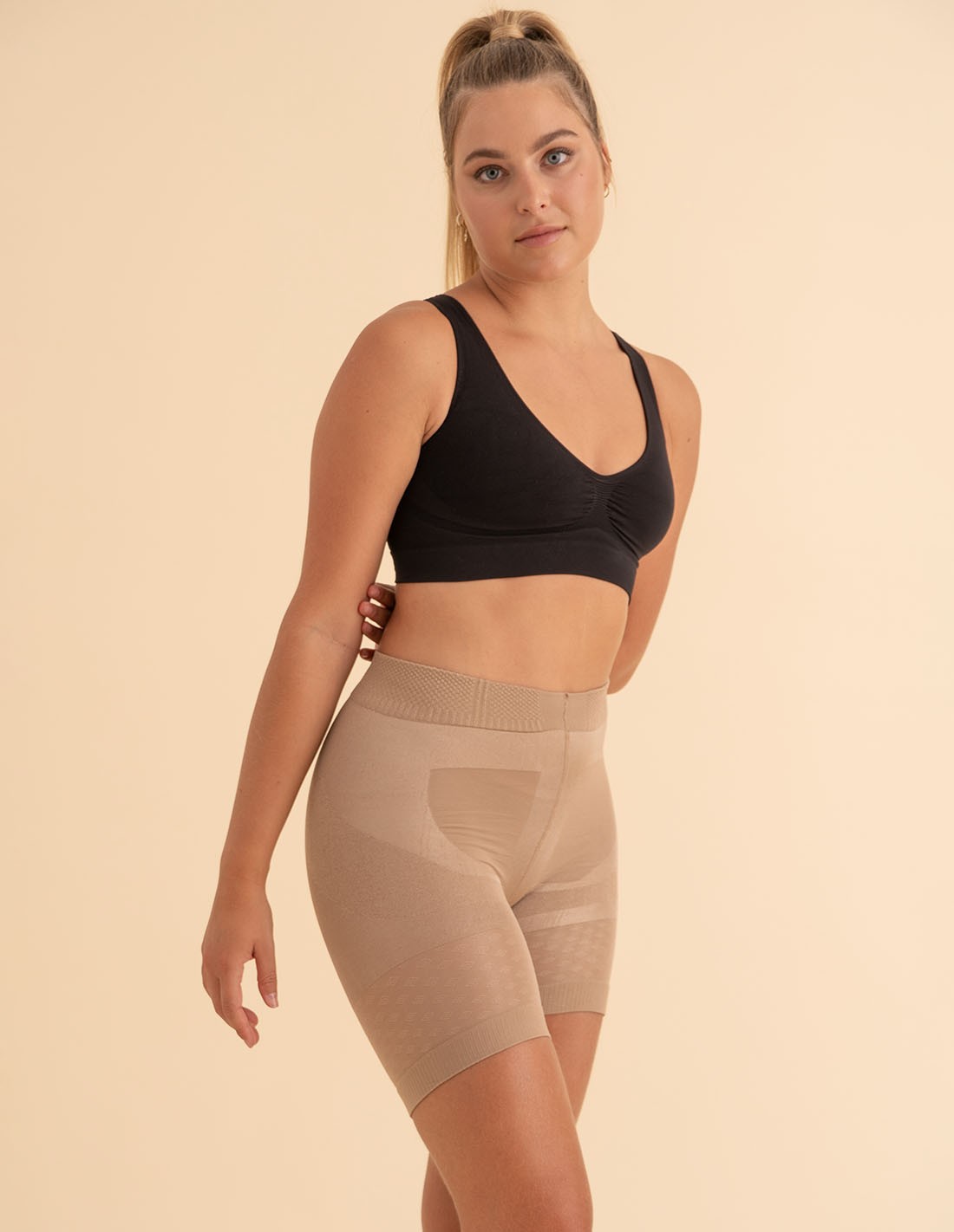 Anaissa Faja Reductora Sin Costuras Con Banda Push Up Marie