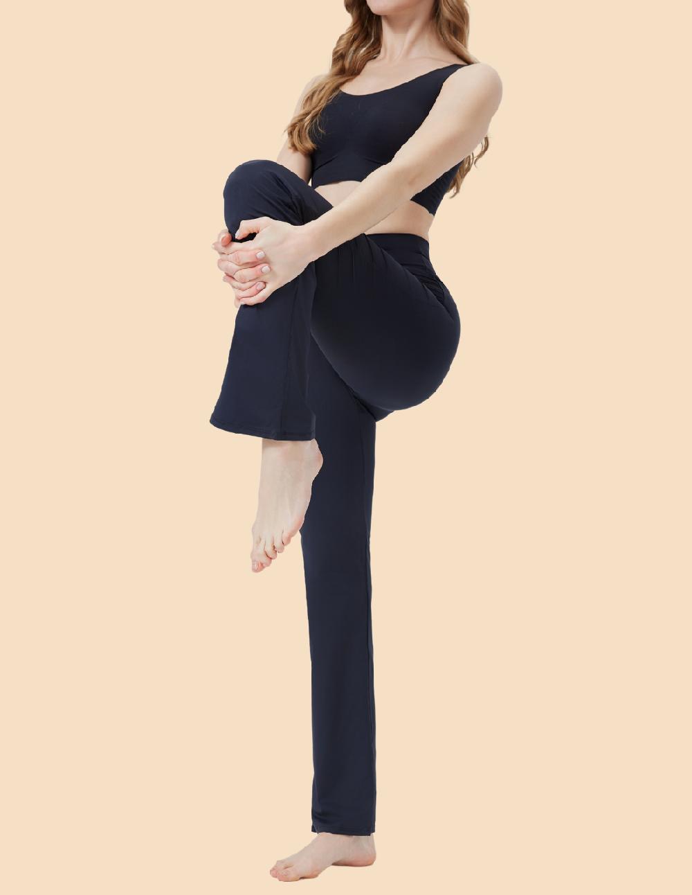 Anaissa Leggings Pantalón Moldeador Acampanados Flare Mónaco