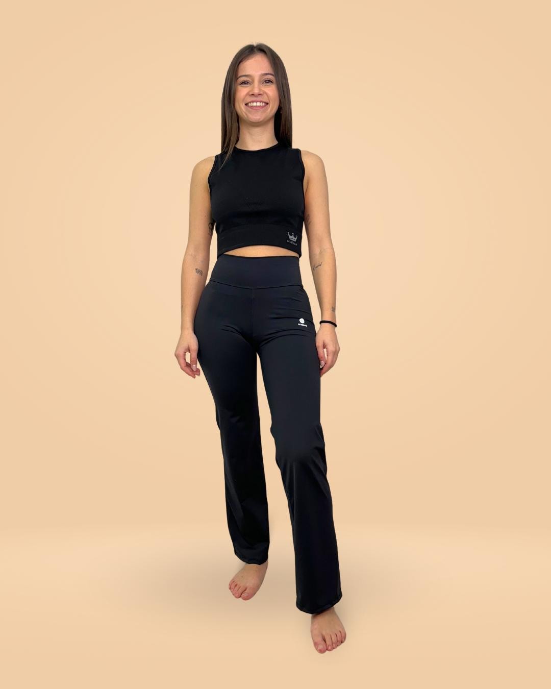 Anaissa Leggings Pantalón Moldeador Acampanados Flare Mónaco