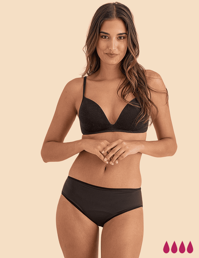 Anaissa Pack 2 Bikini de baño menstrual reutilizable para mujer y adolescente Céline