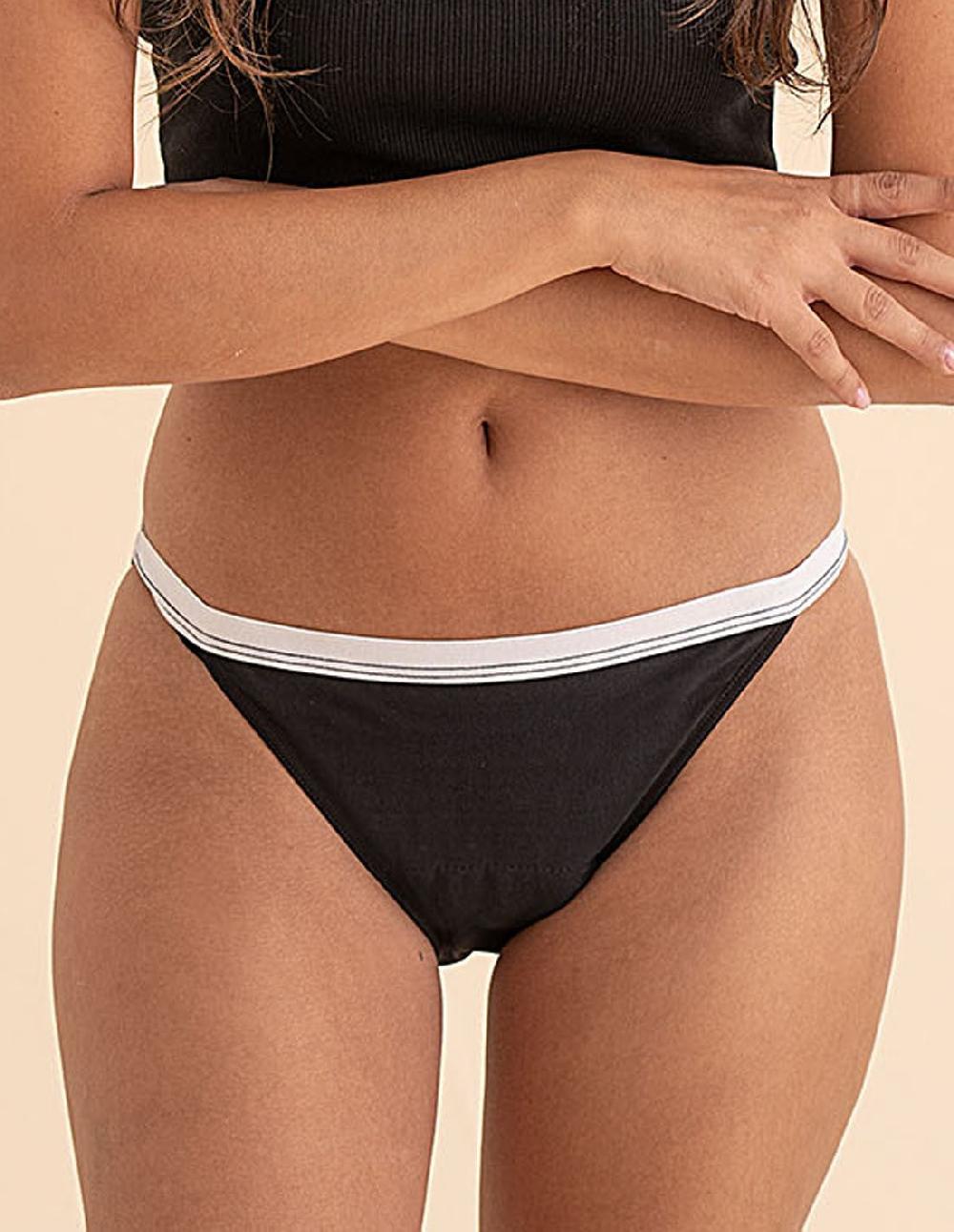 Anaissa Pack 2 Bragas Brasileñas Menstruales De Absorción Abundante Rio