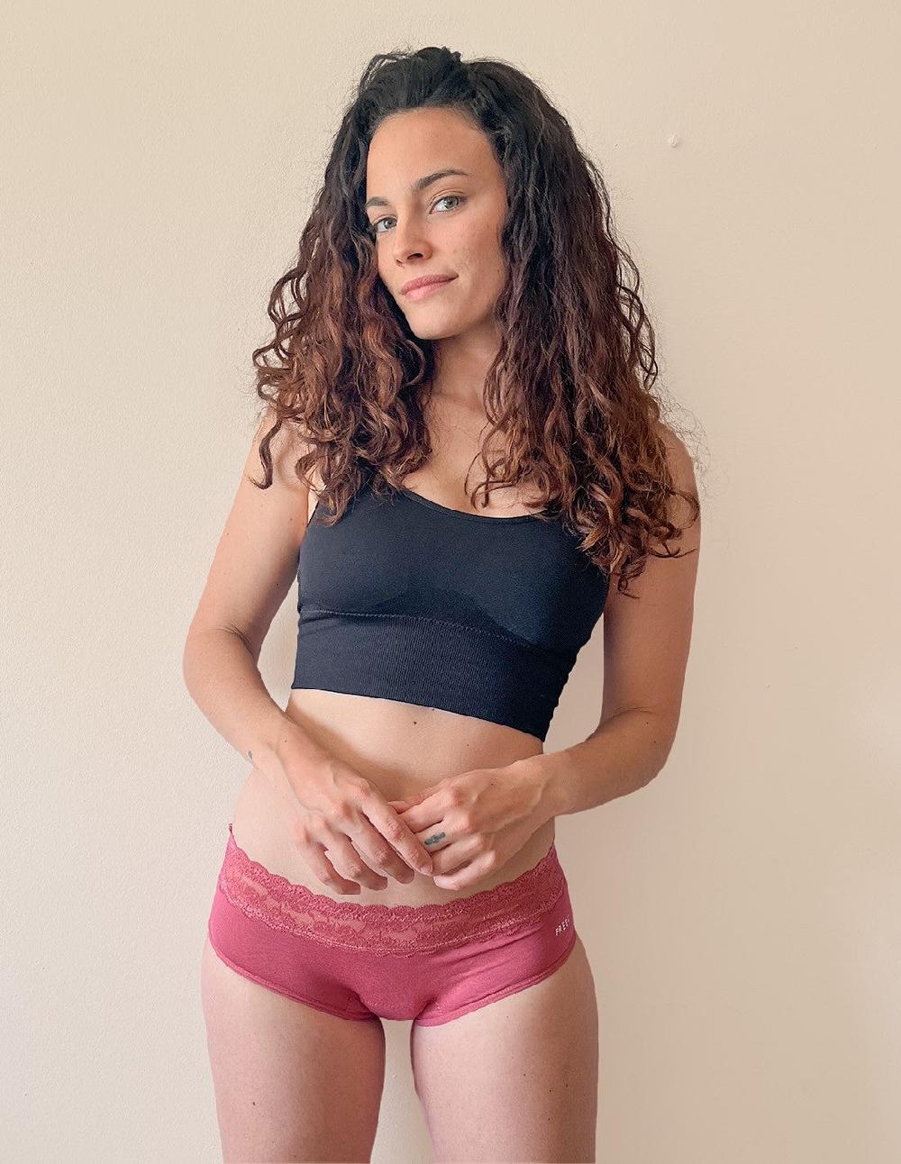 Anaissa Pack 2 Bragas Menstruales Reutilizables Fabricadas En Bambú Flujo Abundante Lola