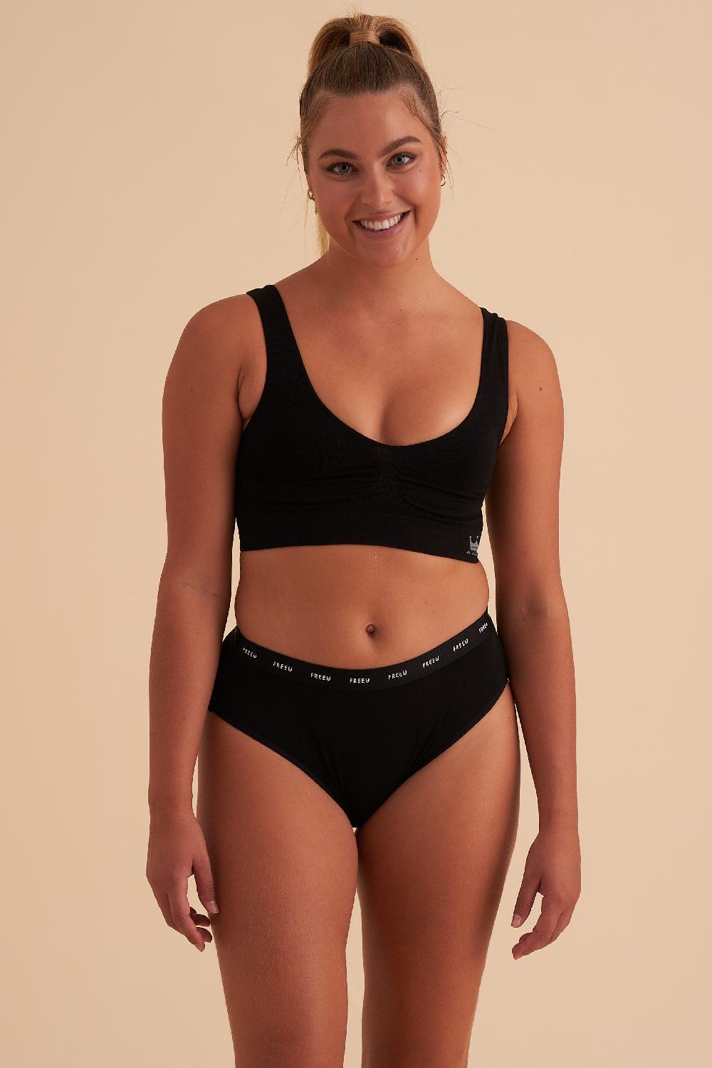 Anaissa Pack-4 Bragas Menstruales Fabricadas En Bambú 2 Flujo Abundante Agadir 2 Flujo Moderado-Logos